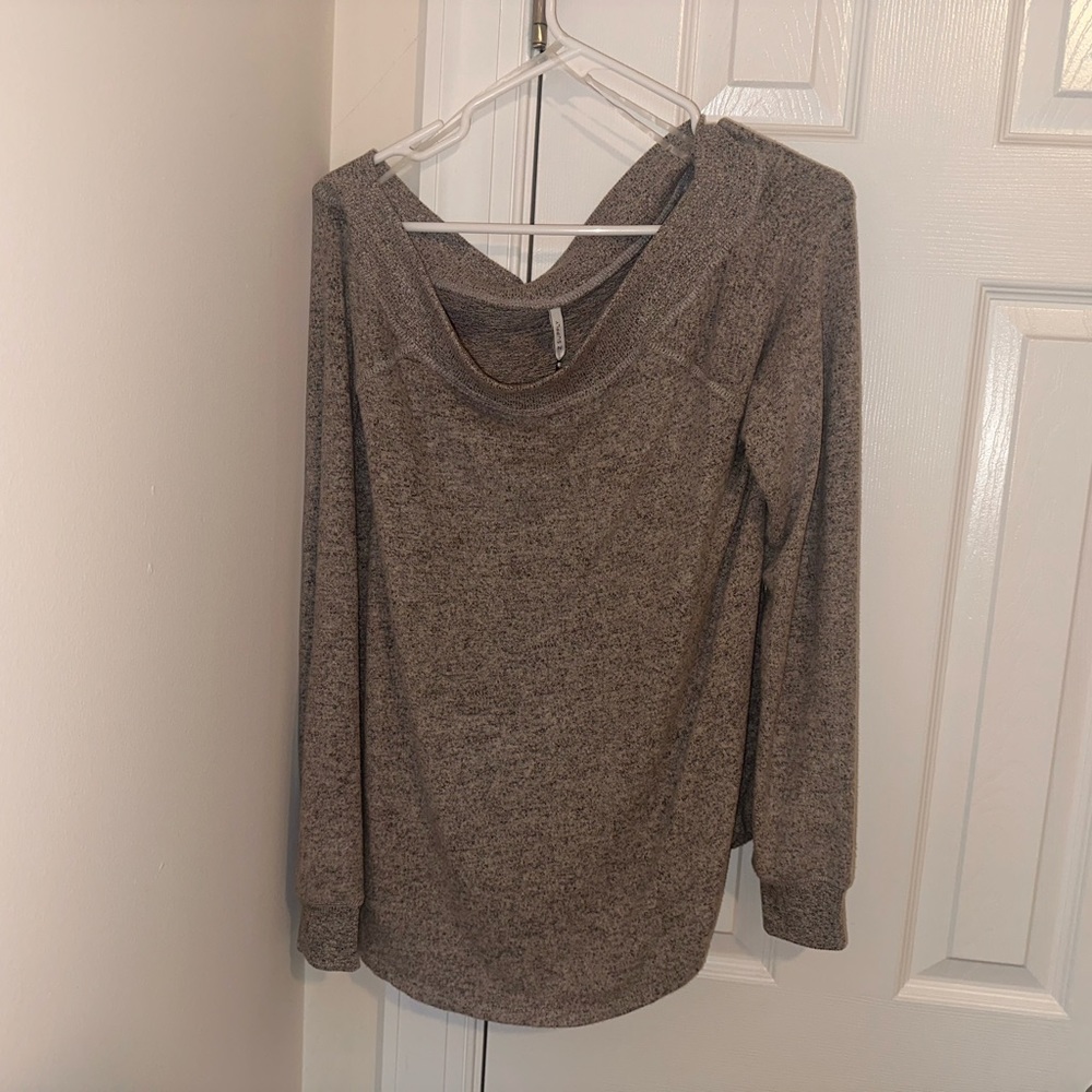 Z Supply off the shoulder long sleeve